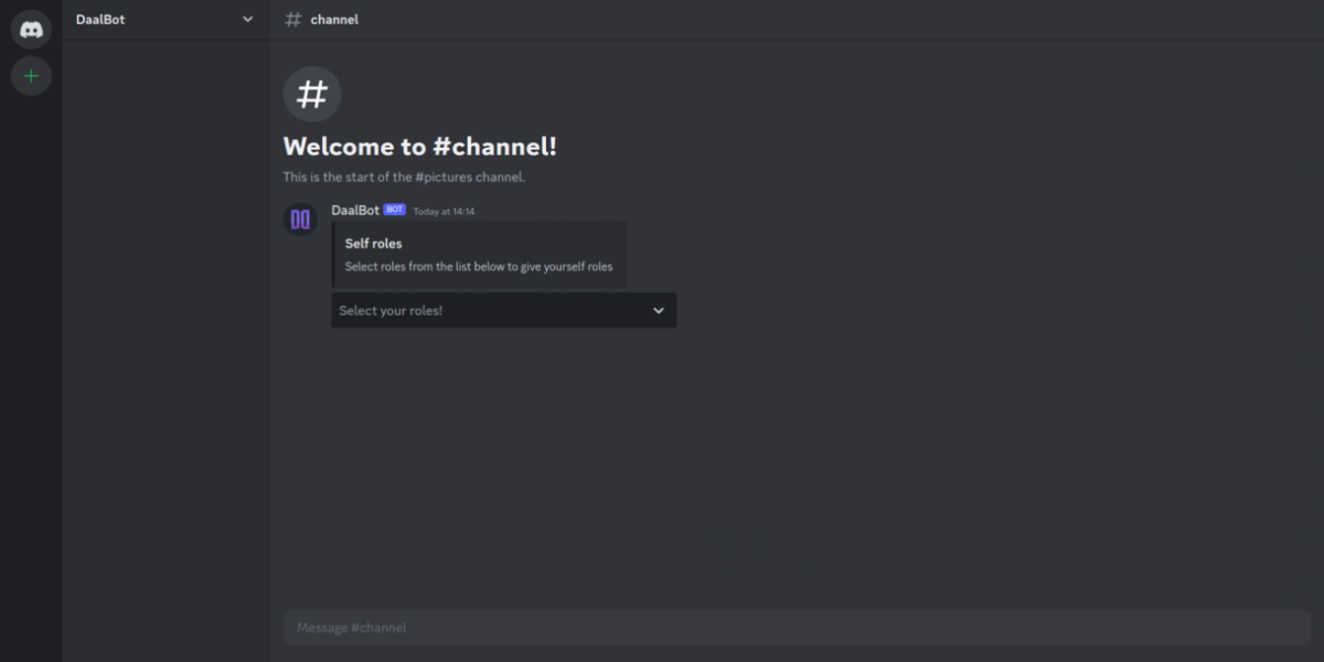 DaalBot Self Roles